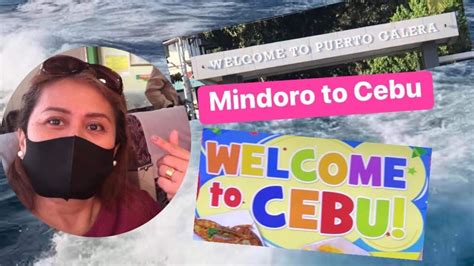 mindoro to cebu